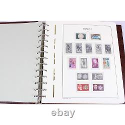 Collection France de 1968 à 1987 Album haut de gamme Leuchtturm Nouveaux timbres