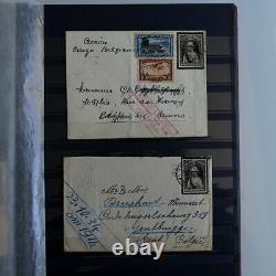 Collection Histoire Postale Belgique Et Colonies En Album