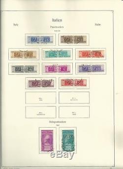 Collection Italie 1944-1995 En Album Et Reliure Kabe, 150 Pages De Timbres Chargés