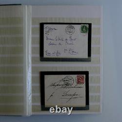 Collection Lettres Deeuil Suisse 1865-1971 En Album