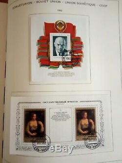 Collection Lot De Timbres Russes Soviettes Neuves Et Employes 1620 In Abria Album