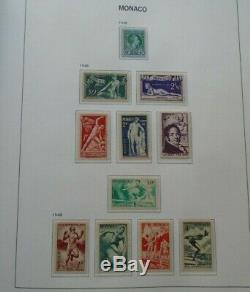 Collection Monaco 1885-1968, Principalement Vf Mnh, Album Luxe Davo