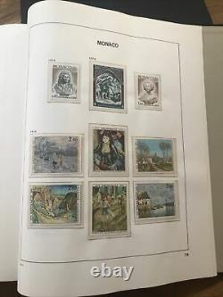Collection Monaco En Album Davo Tome I Luxe + Étui 1885/1975 Côte 2900
