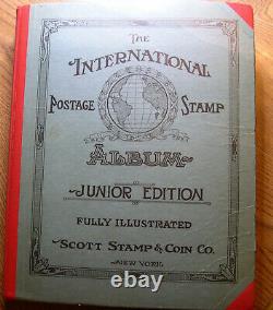 Collection Mondiale 1840-1930 Scott International Junior Album Chine, Hongrie, +