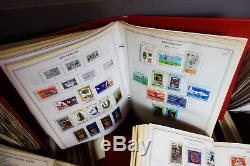 Collection Mondiale De Timbres À Vie 20,000 + 1950s-90s Mint Sets Dans 90 Albums