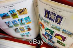 Collection Mondiale De Timbres À Vie 20,000 + 1950s-90s Mint Sets Dans 90 Albums