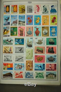 Collection Mondiale De Timbres A-z Strong China Prc + 15 Énorme Albums Standard Farcis