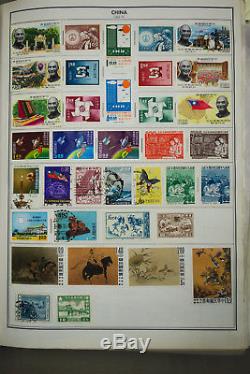 Collection Mondiale De Timbres A-z Strong China Prc + 15 Énorme Albums Standard Farcis