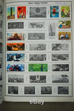 Collection Mondiale De Timbres A-z Strong China Prc + 15 Énorme Albums Standard Farcis