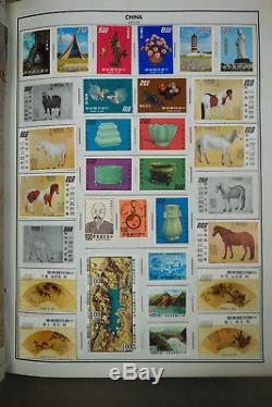 Collection Mondiale De Timbres A-z Strong China Prc + 15 Énorme Albums Standard Farcis