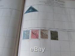Collection Mondiale De Timbres Classiques Dans Grosses Illustrated Stamp Album, Circa 1890s