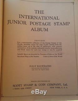 Collection Mondiale De Timbres Vintage / Album De Timbre De Postage International / 100 Plus Photo