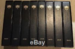 Collection Pays-bas Dans 8 Albums Davo Luxe 70% Complete Vf / U 1852-2014