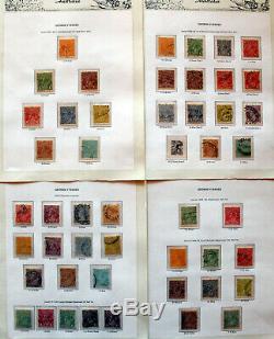 Collection Pré-décimale Dans Un Album Hingeless 7 Seas 395 Timbres