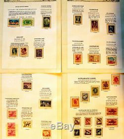 Collection Pré-décimale Dans Un Album Hingeless 7 Seas 395 Timbres