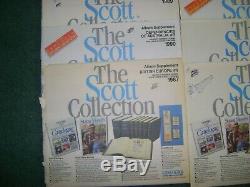 Collection Scott Stamp Album Suppléments Lot De 15 1986 À 1991 Ans