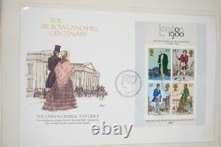 Collection Spécialisée Mondiale de Plus de 350 Timbres Neufs Album Sir Rowland Hill