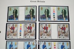 Collection Spécialisée Mondiale de Plus de 350 Timbres Neufs Album Sir Rowland Hill