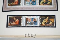 Collection Spécialisée Mondiale de Plus de 350 Timbres Neufs Album Sir Rowland Hill