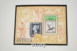 Collection Spécialisée Mondiale de Plus de 350 Timbres Neufs Album Sir Rowland Hill