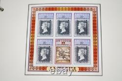 Collection Spécialisée Mondiale de Plus de 350 Timbres Neufs Album Sir Rowland Hill