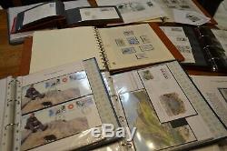 Collection Taaf En Album 8 Volumes Coffre-fort + Classeur Fdc Gravure Cote 4000