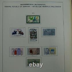 Collection Timbres D'allemagne R. F. A. 1975-1993 Oblitérés En Album Schaubek