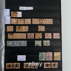 Collection Timbres D'italie Fins De Catalogues En Album