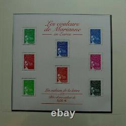 Collection Timbres De France 2002-2004 Neufs En Album Lindner