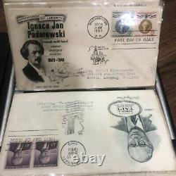 Collection Vintage Stamped USA Envelope Album First Issue Thailand 1950-1962