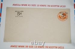 Collection américaine Scott #uc10-uc47 / 40+ enveloppes de courrier aérien en album