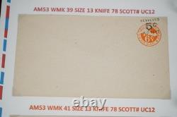 Collection américaine Scott #uc10-uc47 / 40+ enveloppes de courrier aérien en album
