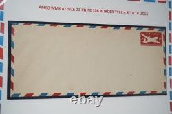 Collection américaine Scott #uc10-uc47 / 40+ enveloppes de courrier aérien en album
