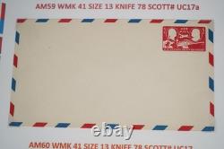 Collection américaine Scott #uc10-uc47 / 40+ enveloppes de courrier aérien en album