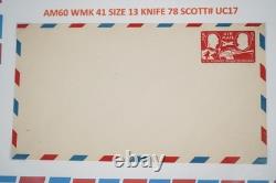 Collection américaine Scott #uc10-uc47 / 40+ enveloppes de courrier aérien en album