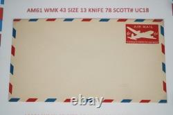 Collection américaine Scott #uc10-uc47 / 40+ enveloppes de courrier aérien en album