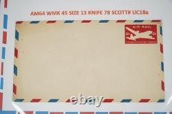 Collection américaine Scott #uc10-uc47 / 40+ enveloppes de courrier aérien en album