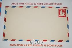 Collection américaine Scott #uc10-uc47 / 40+ enveloppes de courrier aérien en album