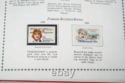 Collection américaine de 1910 aux années 2010 de 135 timbres B.O.B. neufs et oblitérés, conservés dans un album Minkus