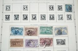 Collection américaine de plus de 1 150 timbres d’occasion conservés dans un album Grossman