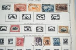 Collection américaine de plus de 1 150 timbres d’occasion conservés dans un album Grossman