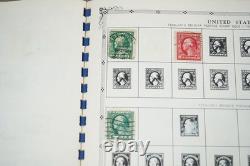 Collection américaine de plus de 1 150 timbres d’occasion conservés dans un album Grossman