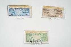 Collection américaine de plus de 200 timbres neufs des années 1920 à 1960, conservés sur des pages d’album