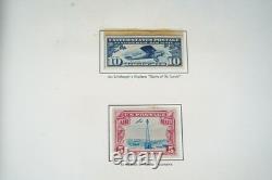 Collection américaine de plus de 200 timbres neufs des années 1920 à 1960, conservés sur des pages d’album