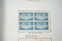 Collection américaine de plus de 200 timbres neufs des années 1920 à 1960, conservés sur des pages d’album