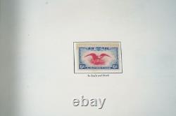 Collection américaine de plus de 200 timbres neufs des années 1920 à 1960, conservés sur des pages d’album