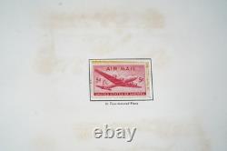 Collection américaine de plus de 200 timbres neufs des années 1920 à 1960, conservés sur des pages d’album
