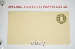 Collection américaine de plus de 50 enveloppes de papeterie postale Scott #u421/u428 dans un album