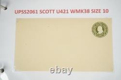 Collection américaine de plus de 50 enveloppes de papeterie postale Scott #u421/u428 dans un album