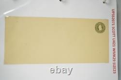 Collection américaine de plus de 50 enveloppes de papeterie postale Scott #u421/u428 dans un album